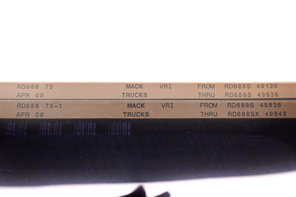Mack RD688 75, RD688 75-1 RD688S49130 - RD688SX49843 VRI Microfiche Lot of 2 NOS