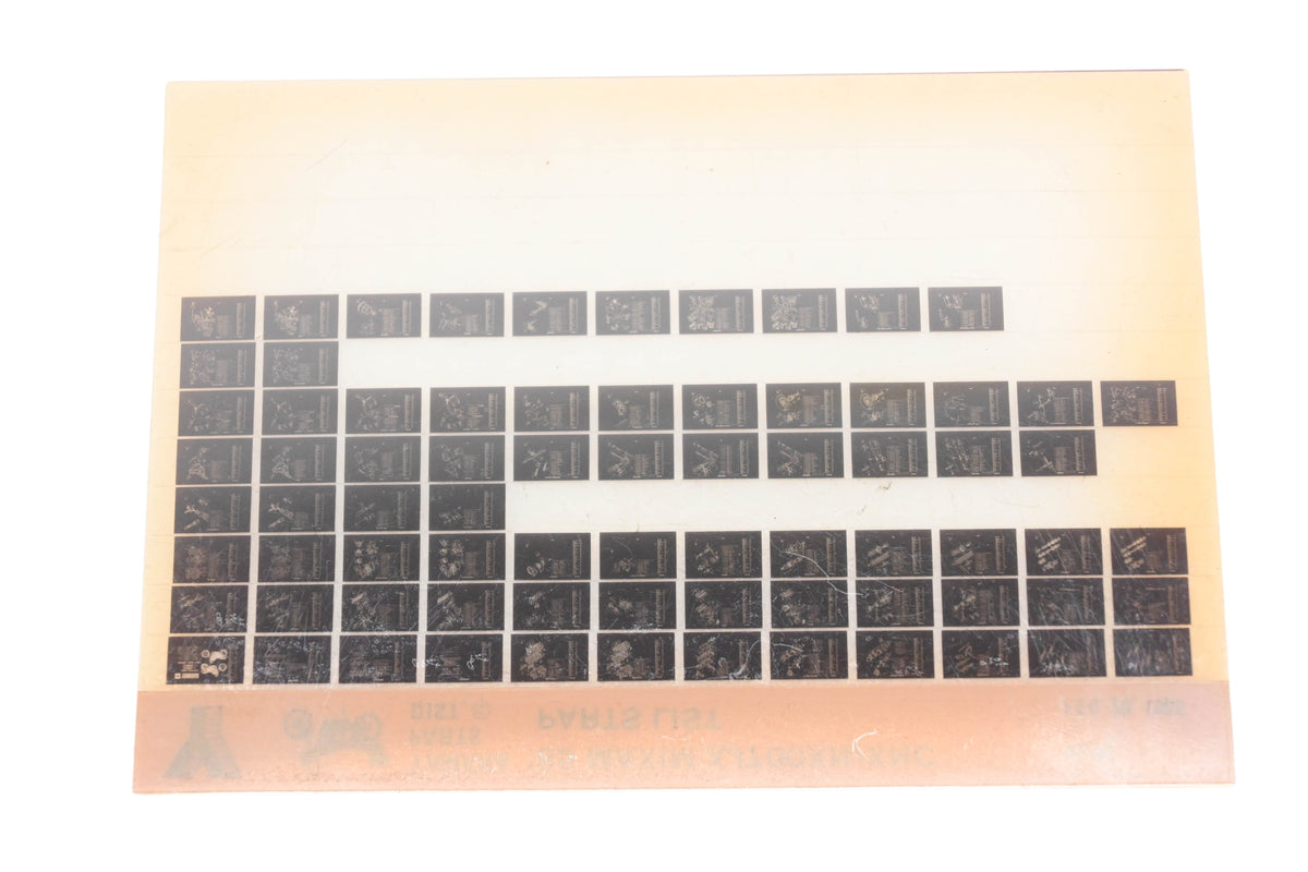 OEM Yamaha AN002-213 1985 Maxim XJ700XN/XNC Parts List Microfiche Rev:2/20/1985