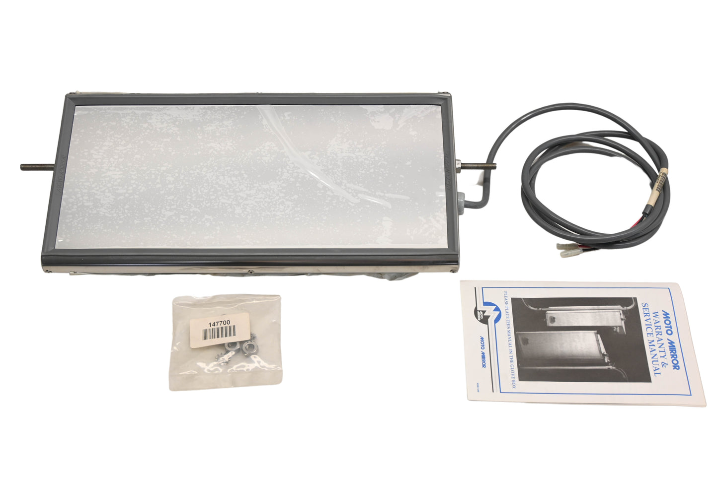 Mack 72QS4184P3, 8-5512, 25153848 Moto Mirror Lefthand Heated Side Mirror Kit NOS