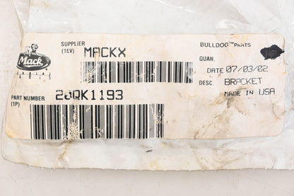 Mack 20QK1193, 25152651 Bracket NOS