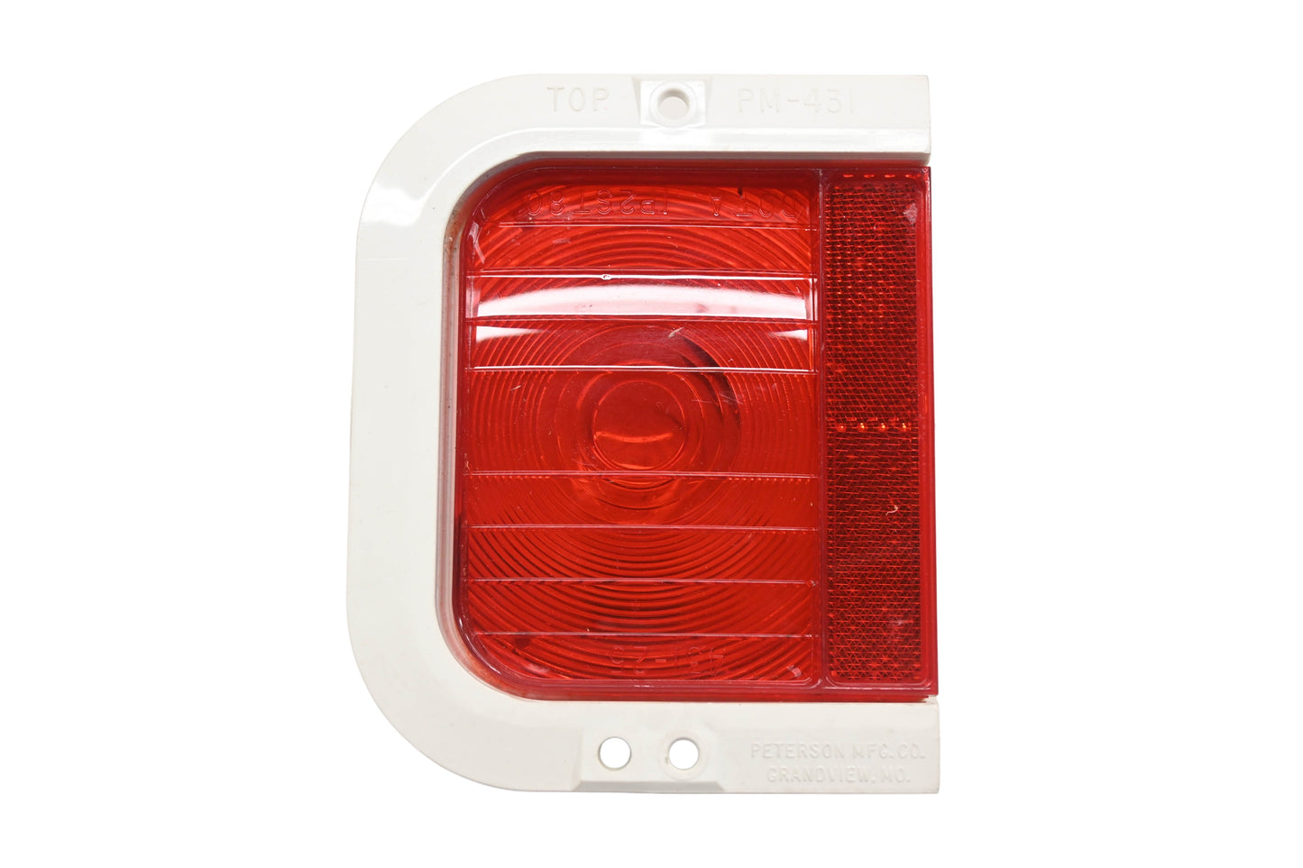 Peterson 431, PM-431 Red Left Signal Marker Housing NOS