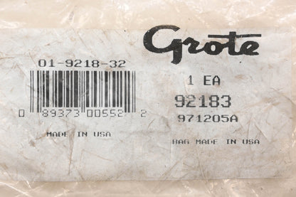 Grote 92183, 971205A Amber Lens NOS