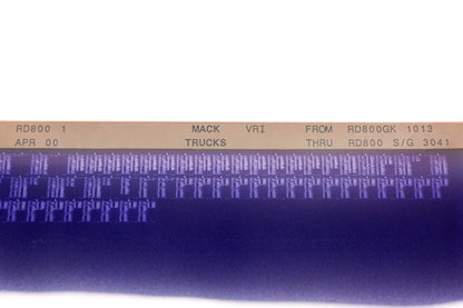 Mack RD800 1 RD800GK 1013 - RD800 S/G 3041 VRI Microfiche NOS