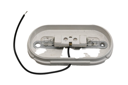 Do-Ray DZ-202 White Oval Lamp Housing NOS