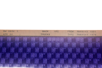 Mack RM6854 1 RM6854X1001 - RM6854X1479 VRI Microfiche NOS