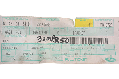 Mack 25161688 Bracket NOS