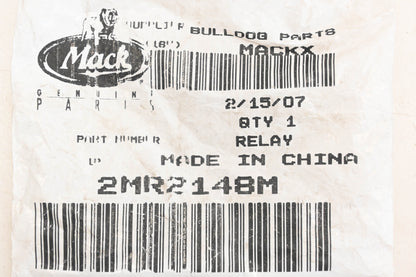 Mack 2MR2148M, 898H-1CH-D-R1 Song Chuan Relay NOS