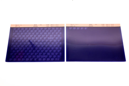 Mack RW613 10, RW613-10-1 RW6133818 - RW6134057 VRI Microfiche Lot of 2 NOS