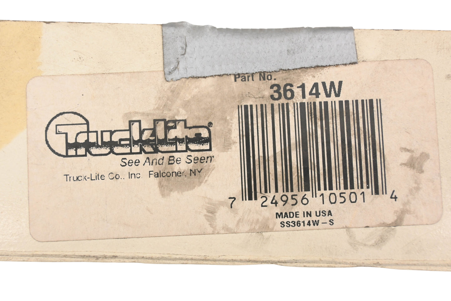 Truck-Lite 3614W Signal Stat 3600 Series Clear Back Up Light NOS