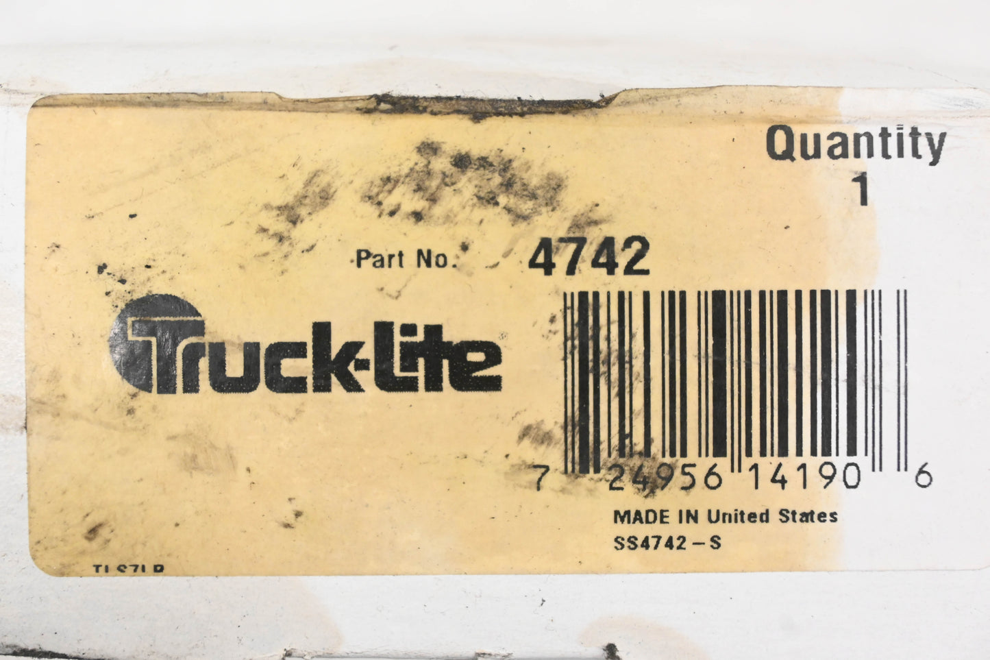 Truck-Lite 4742, 77-625 Signal Stat Red Amber Side Marker Lamp NOS