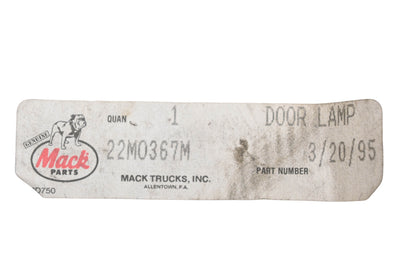 Mack 22MO367M Truck-Lite Door Lamp Housing NOS