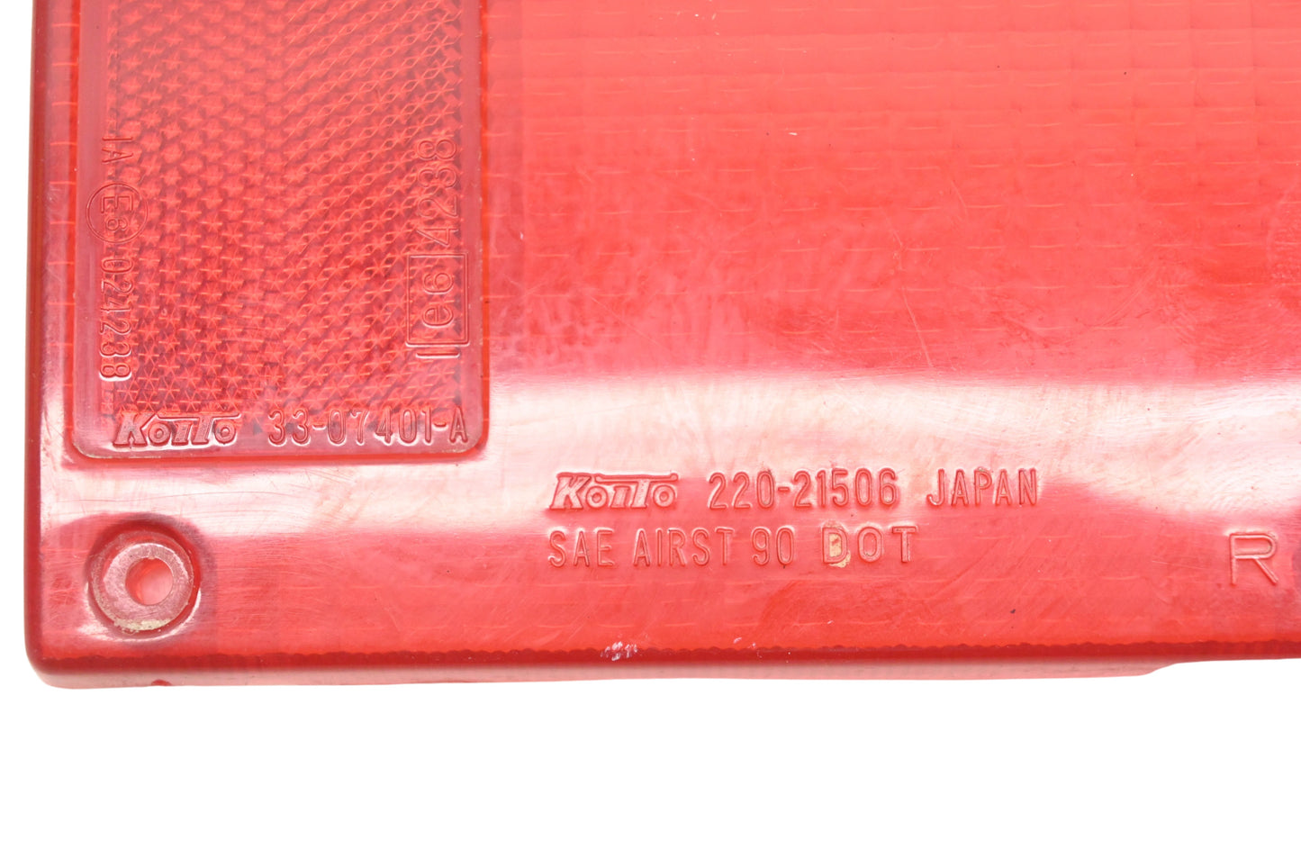 Koito 220-21506, 33-07401-A, 97066981 Red Tail Light Lens