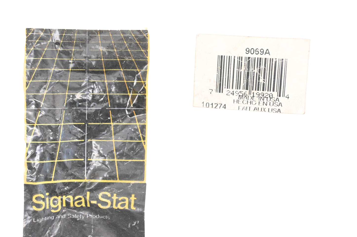 Signal-Stat 9069A Amber Cab Marker Lens NOS
