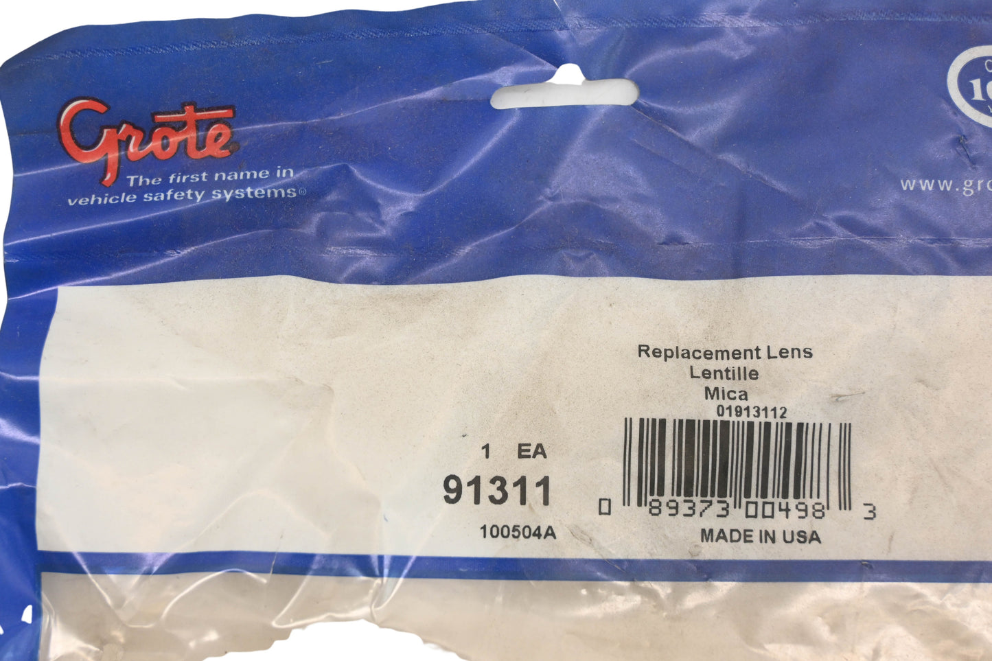 Grote 91311 Clear 4" Lens NOS