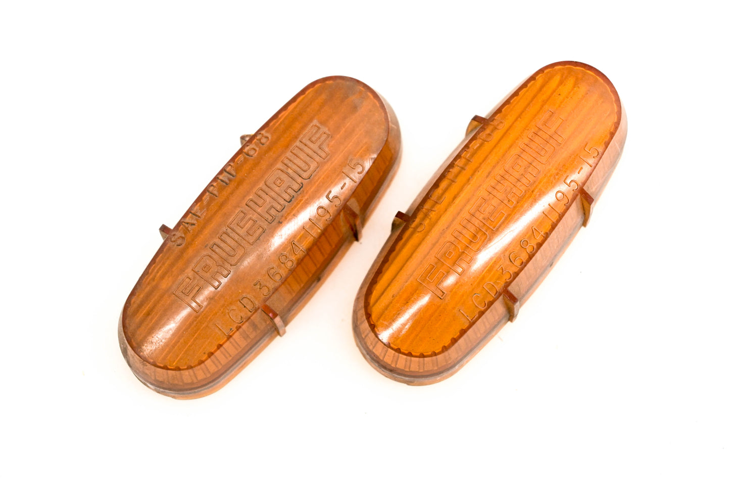 Fruehauf LCD3684-1550 Amber Clearance Markers Lens Qty 2