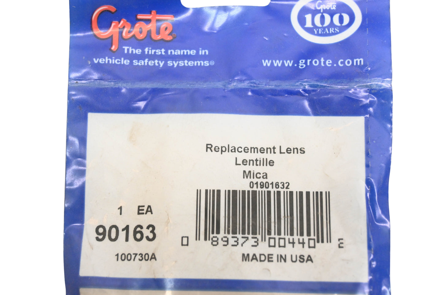 Grote 90163 Amber Lens NOS