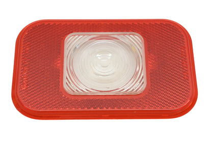 Signal-Stat 8967W Red & Clear Taillight Lens NOS