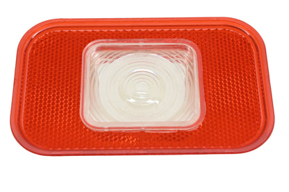 Signal-Stat 8967W Red & Clear Taillight Lens NOS