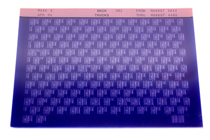 Mack R686 5 R686ST3843 - R686ST4460 VRI Microfiche NOS