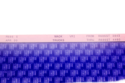 Mack R686 5 R686ST3843 - R686ST4460 VRI Microfiche NOS