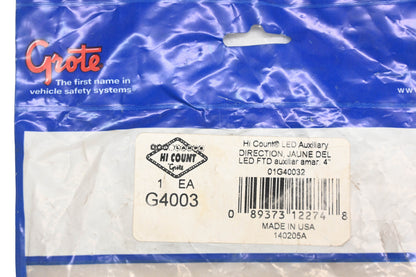 Grote G4003 Amber LED Marker Lamp Kit NOS