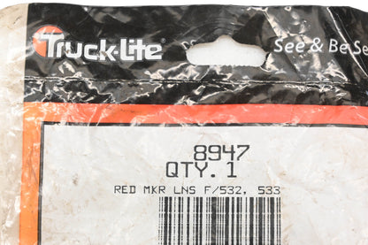 Truck-Lite 8947 Red Marker Lens NOS