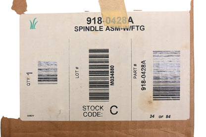 MTD 918-0428A Spindle Assembly NOS