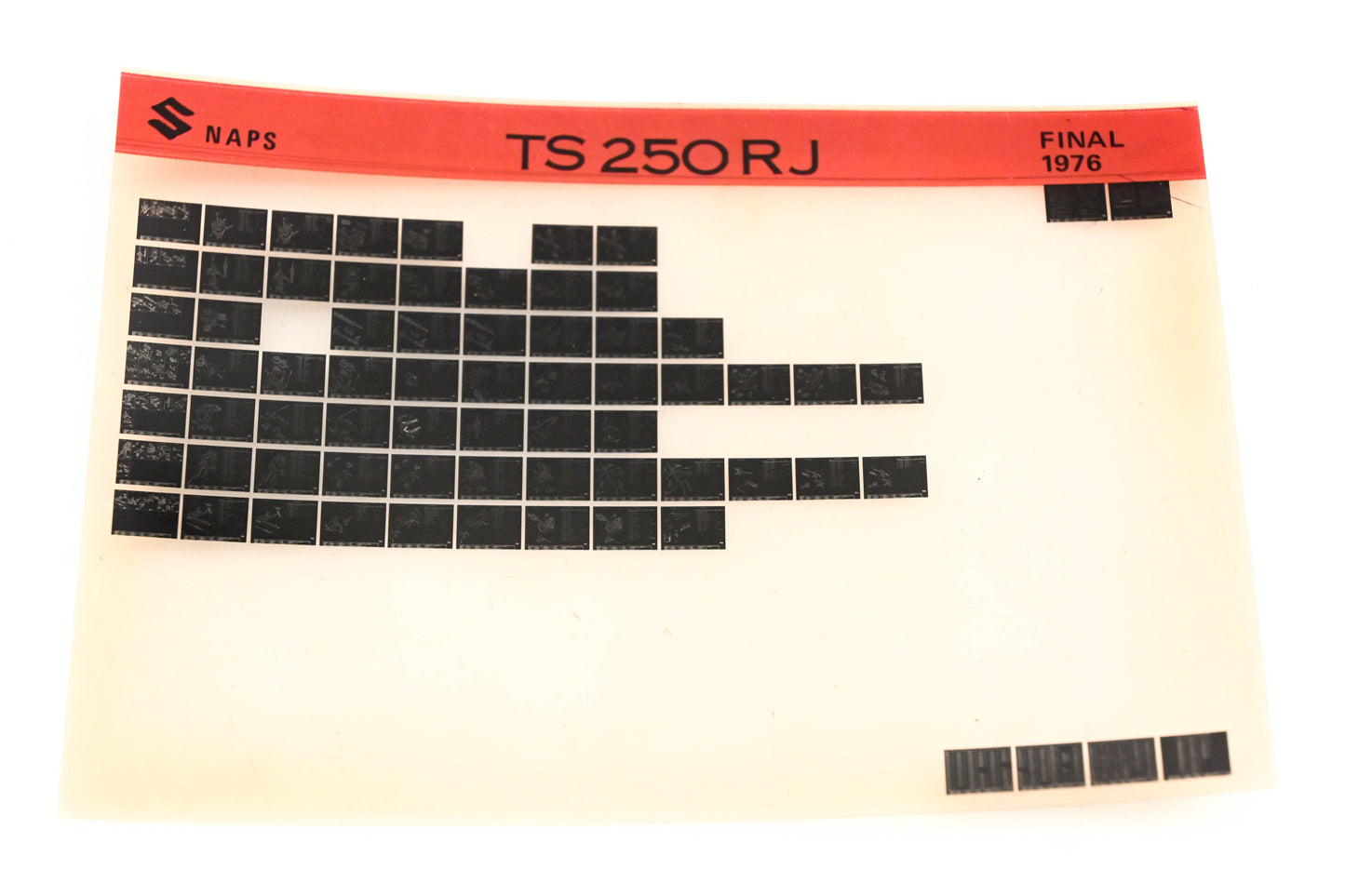 Suzuki TS250RJ TS250RJ Final Edition 1976 Microfiche