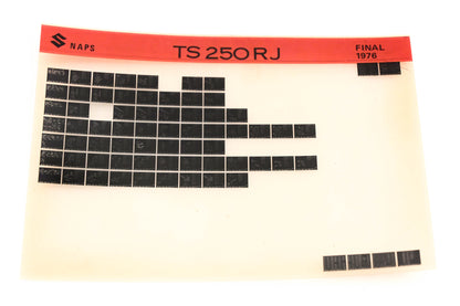 Suzuki TS250RJ TS250RJ Final Edition 1976 Microfiche