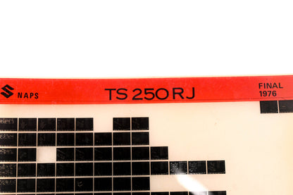 Suzuki TS250RJ TS250RJ Final Edition 1976 Microfiche