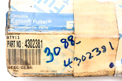 Eaton Fuller 4302381, 3088-4302381 Gear NOS