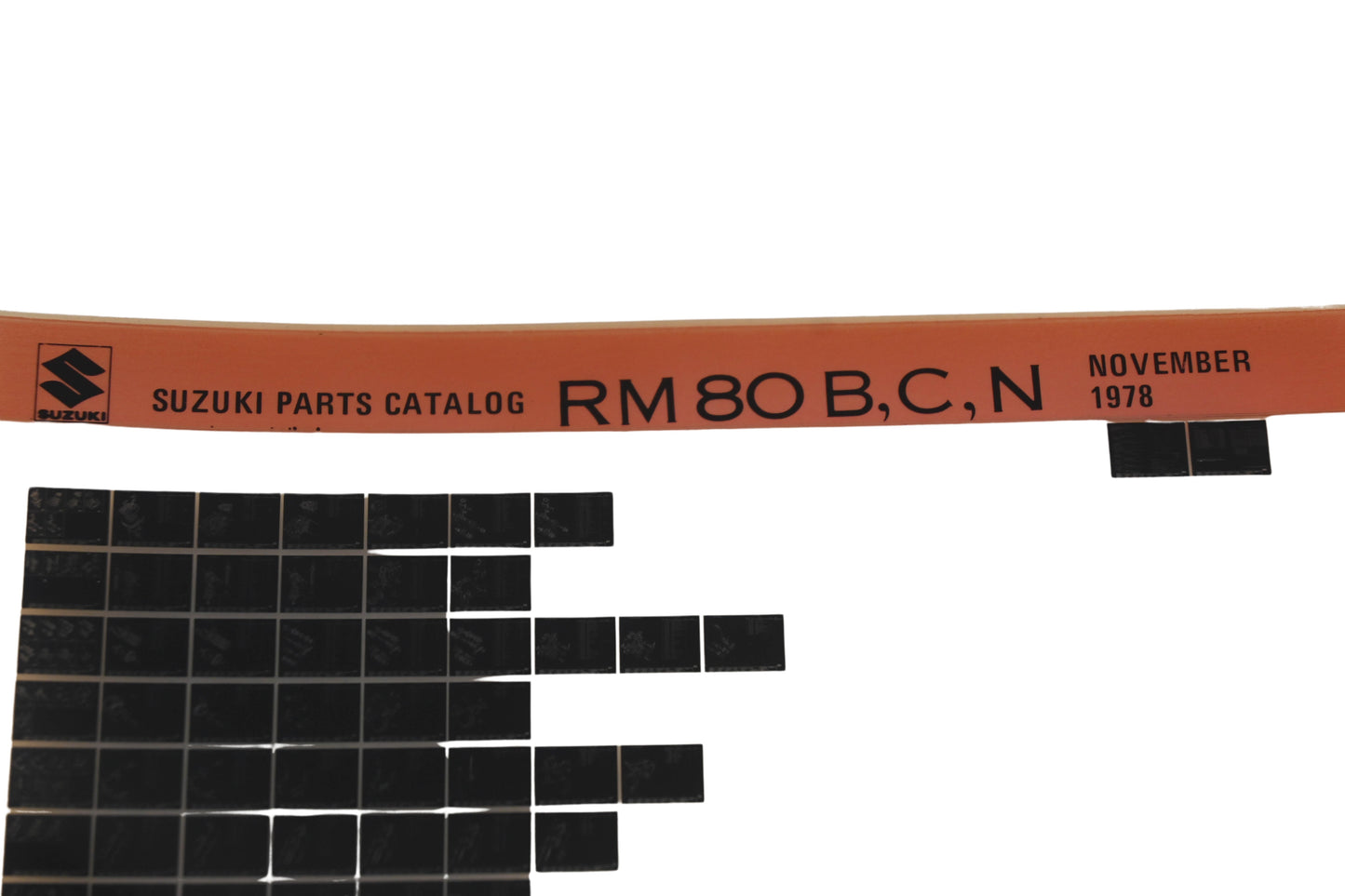 OEM Suzuki RM80BCN RM80 B,C,N Parts Catalogue Microfiche Rev: 11/1978