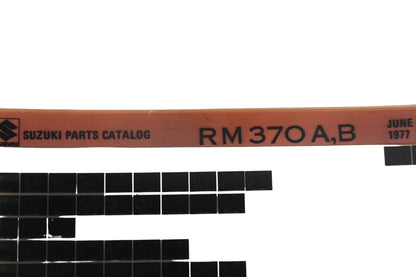 OEM Suzuki RM370AB RM370 A,B Parts Catalogue Microfiche Rev: 6/1977