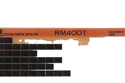 OEM Suzuki RM400T RM400T Parts Catalogue Microfiche Rev: 12/1979