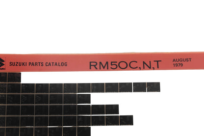 OEM Suzuki RM50CNT RM50 C,N,T Parts Catalogue Microfiche Rev:8/1979