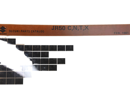 OEM Suzuki JR50CNTX JR50 C,N,T,X Parts Catalogue Microfiche Rev: 2/1981