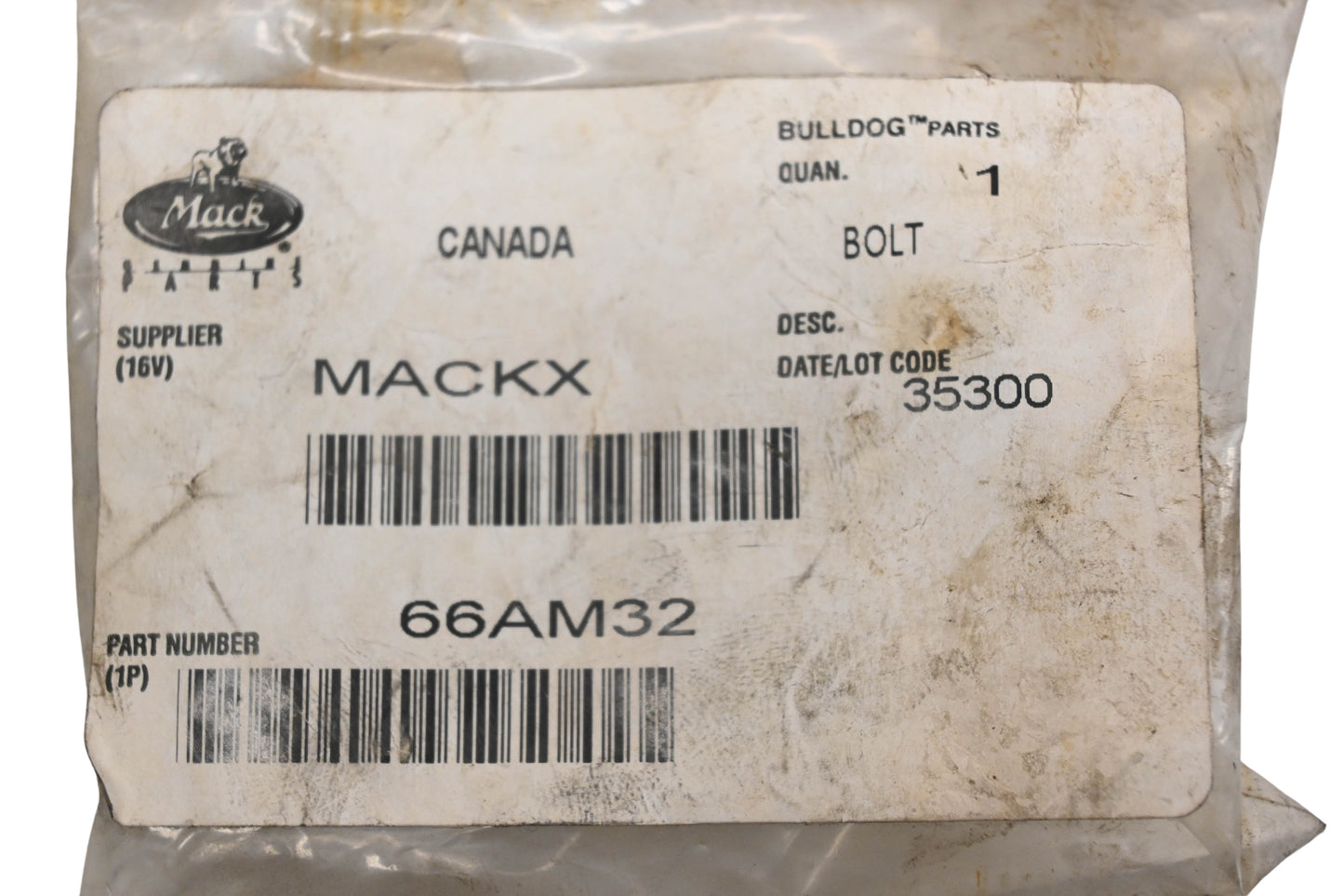 Mack 66AM32 Bolt NOS