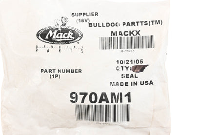Mack 970AM1, 25108497 Cable Seal NOS