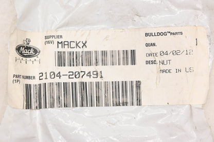 Mack 2104-207491 Nut NOS