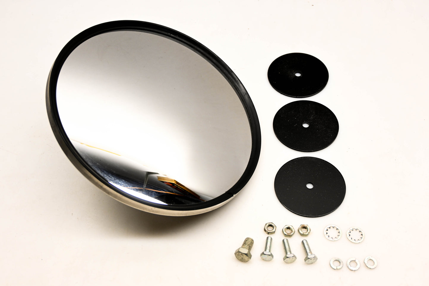 Delbar XZB008-31 Universal 9" Round Convex Side Mirror NOS
