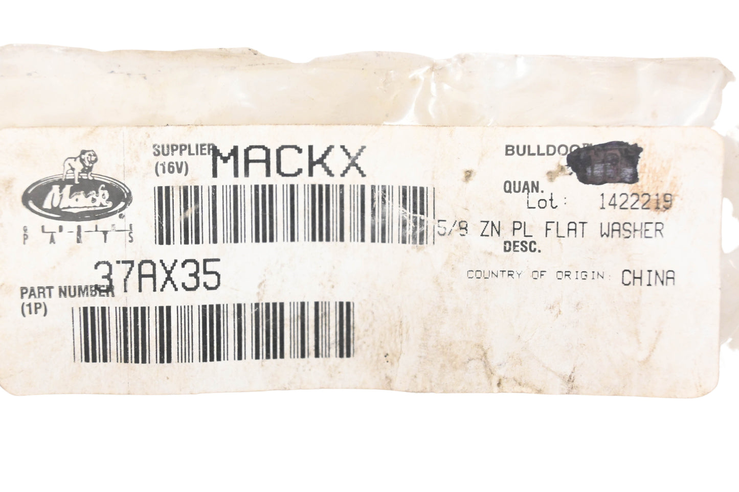Mack 37AX35 Washer NOS