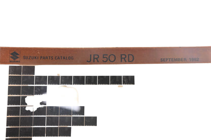 New OEM Suzuki JR50RD JR50 RD Parts Catalogue Microfiche Rev: 9/1982 NOS