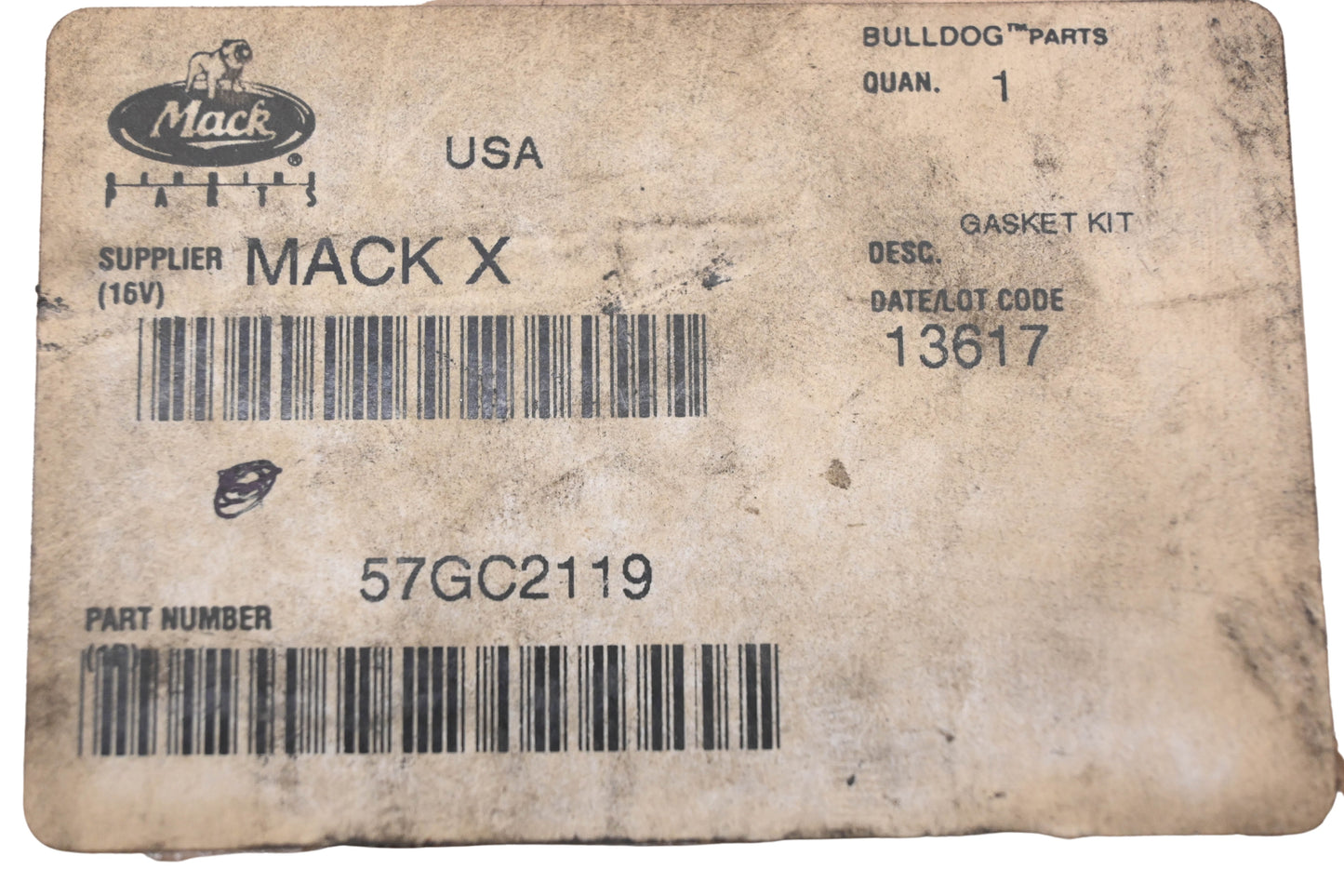 Mack 57GC2119 Lower Gasket Kit NOS