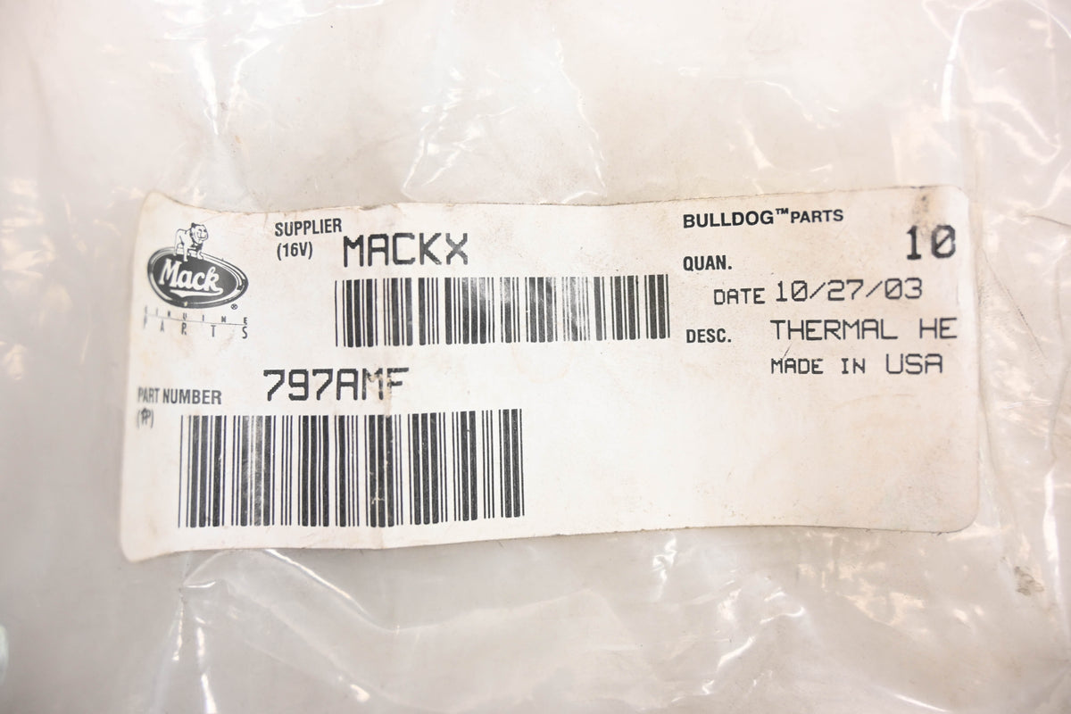 Mack 797AMF Thermal Heat Sleeve 10' NOS