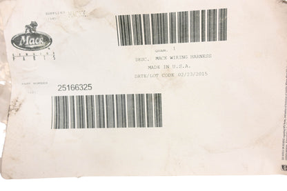 Mack 25166325 Wiring Harness NOS