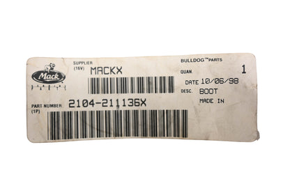 Mack 2104-211136X Shifter Boot NOS