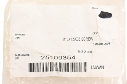 Mack 25109354 Flange Screw M10x1.5x35 NOS
