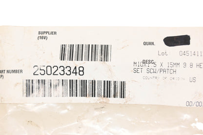 Mack 25023348 M10X1.5X15MM Hex Screw NOS