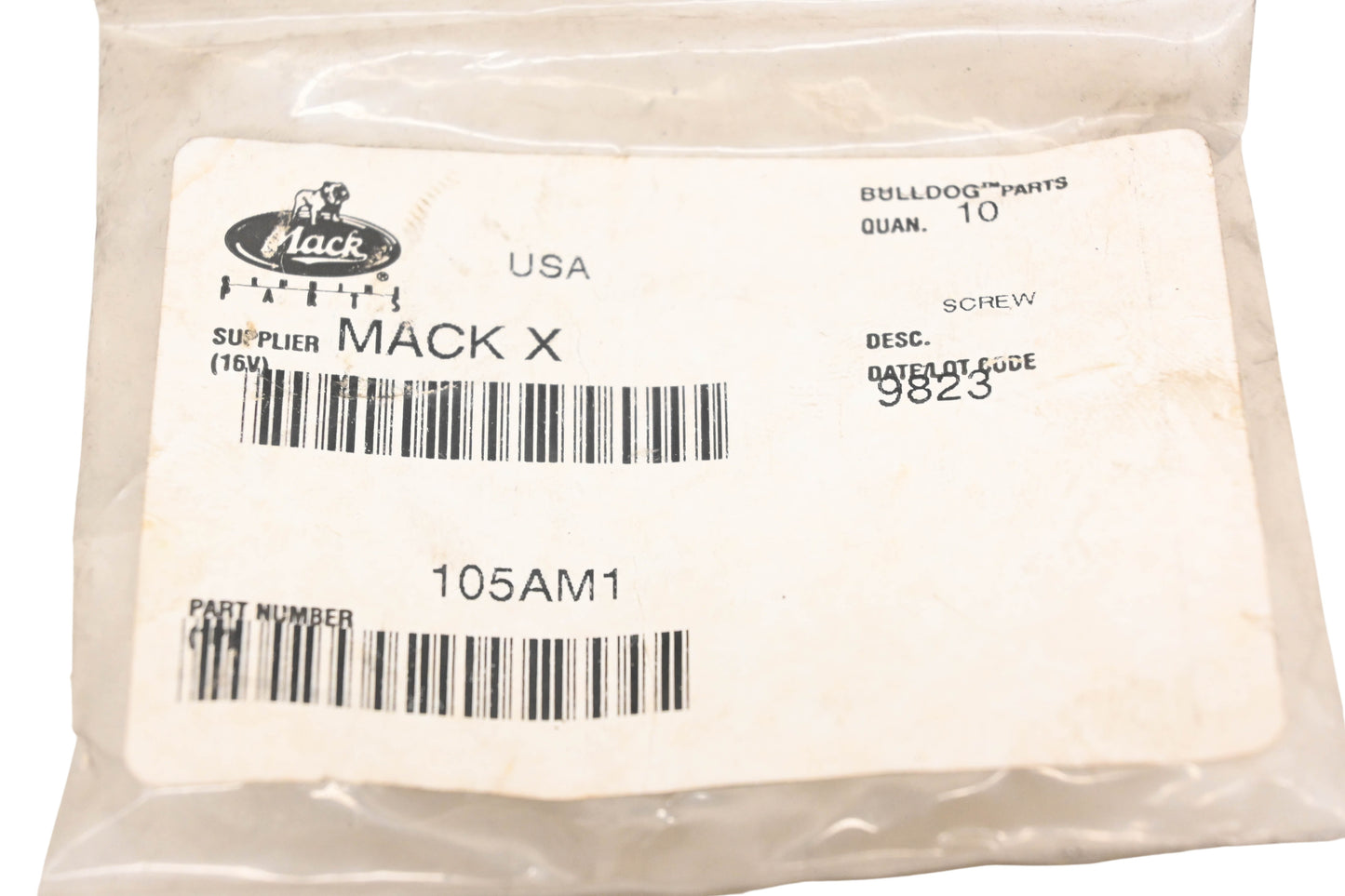 Mack 105AM1, 25106780 Torx Screw NOS