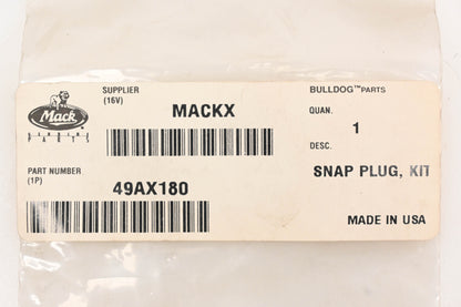 Mack 49AX180, 25097697 Snap Plug NOS